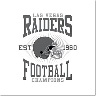 Las Vegas Raiders Football Champions Posters and Art